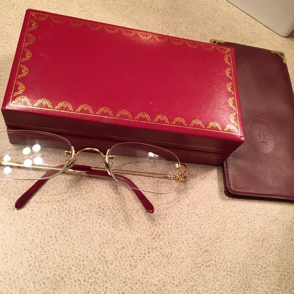 Rare Vintage Cartier Glasses Non Prescription